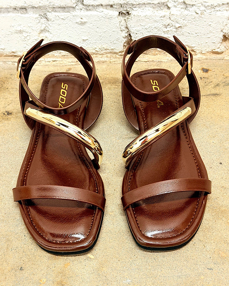 Uptown Espresso Sandals