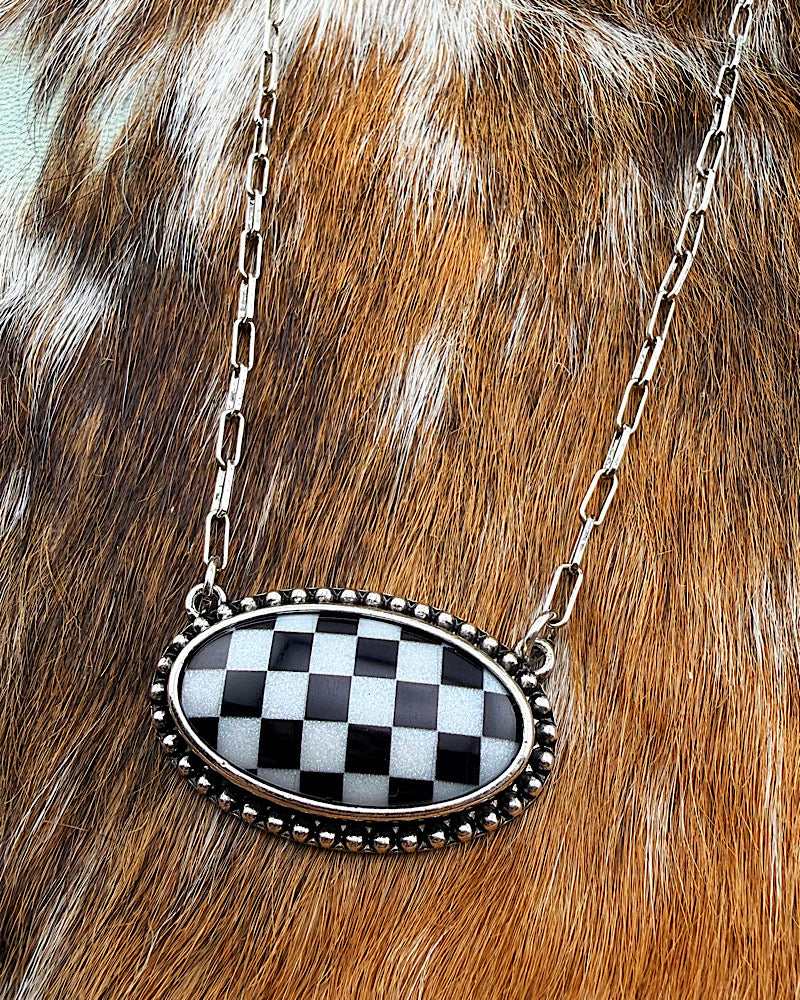 Rowan Check Necklace