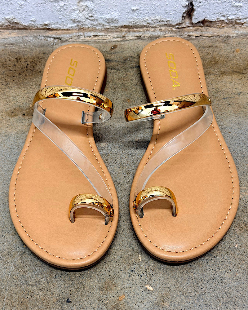 Golden Mirage Sandals