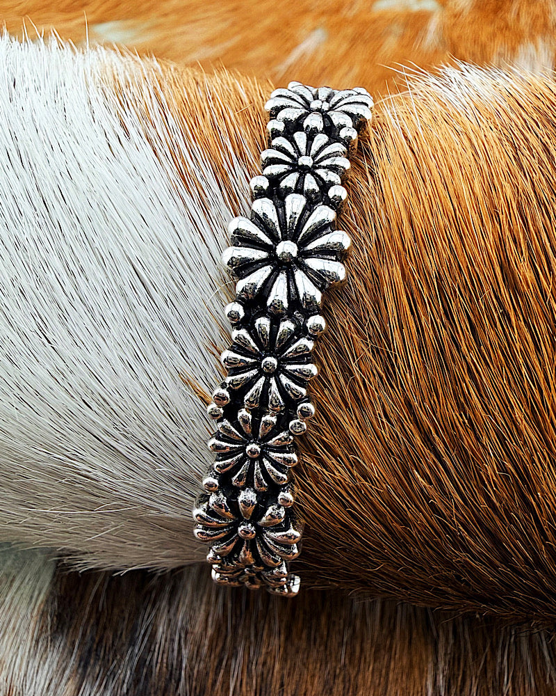 Reagan Flower Concho Bracelet