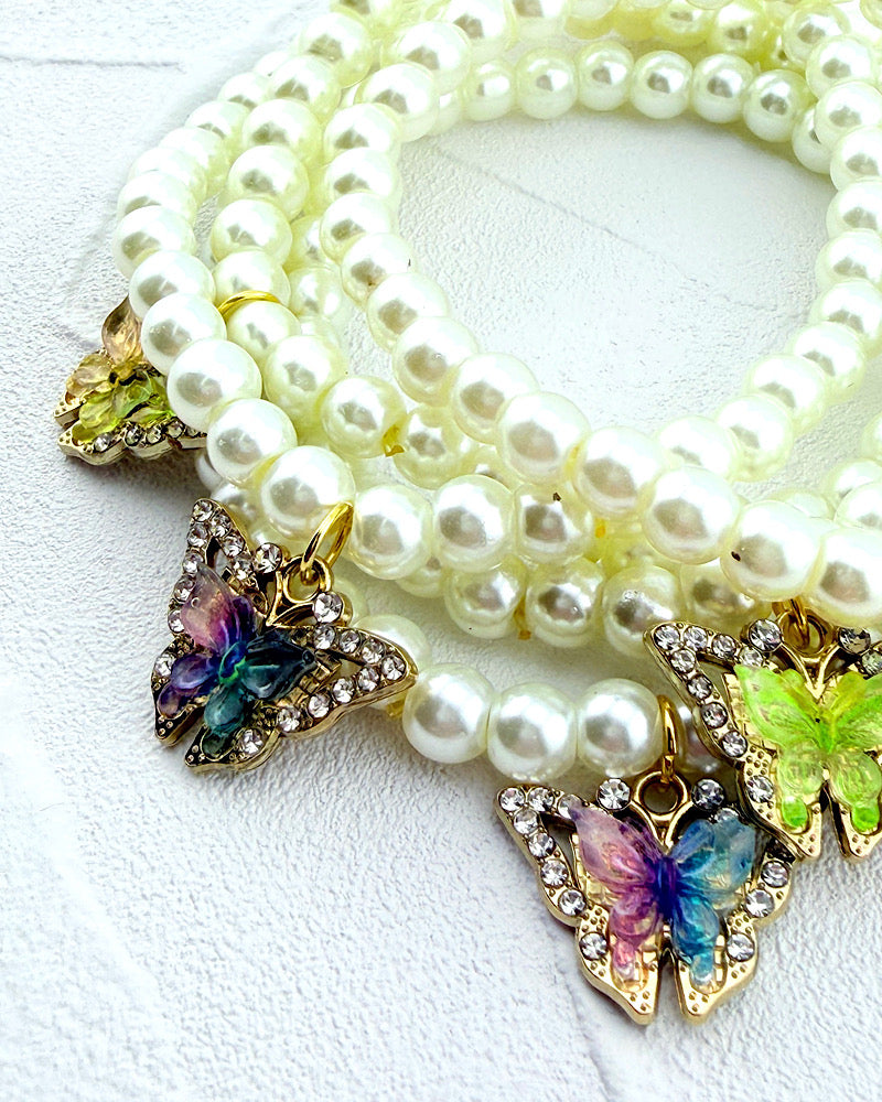 Butterfly Bliss 5pc Bracelet Stack