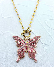 Starlit Butterfly Necklace