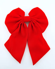 Darling Red Bow Barrette