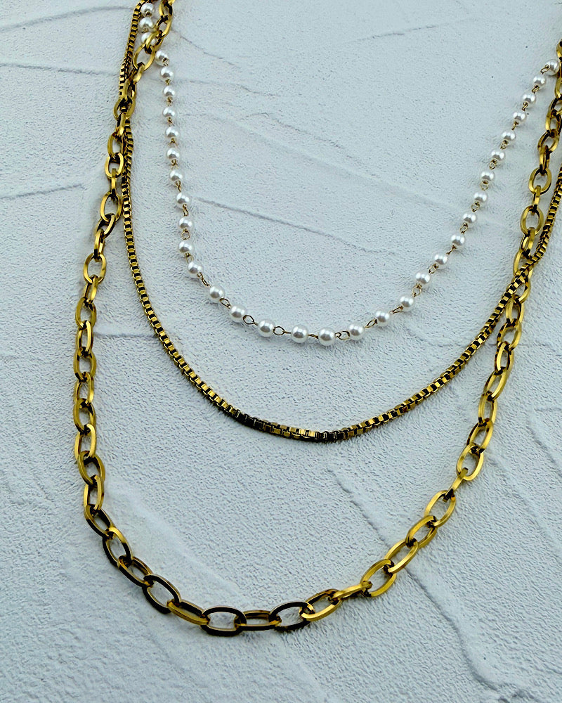 Liquid Luxe Pearl Necklace