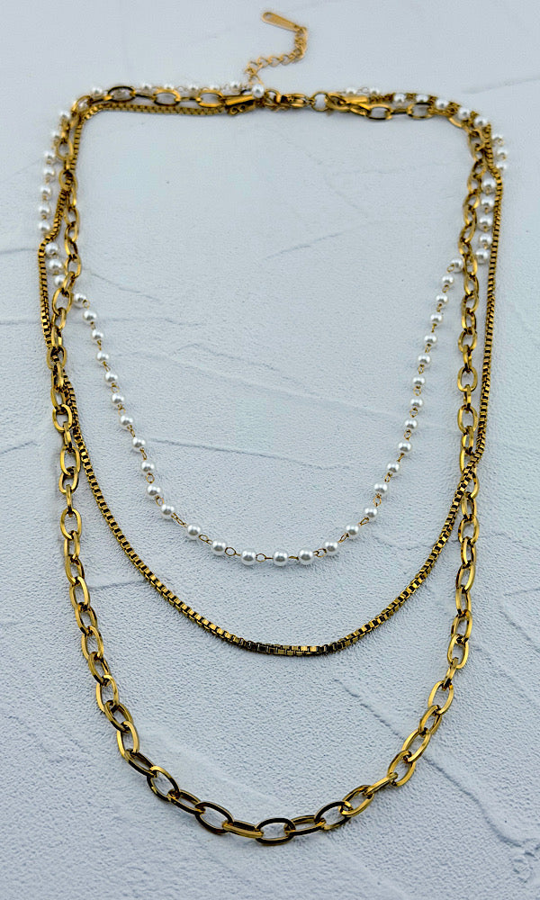 Liquid Luxe Pearl Necklace