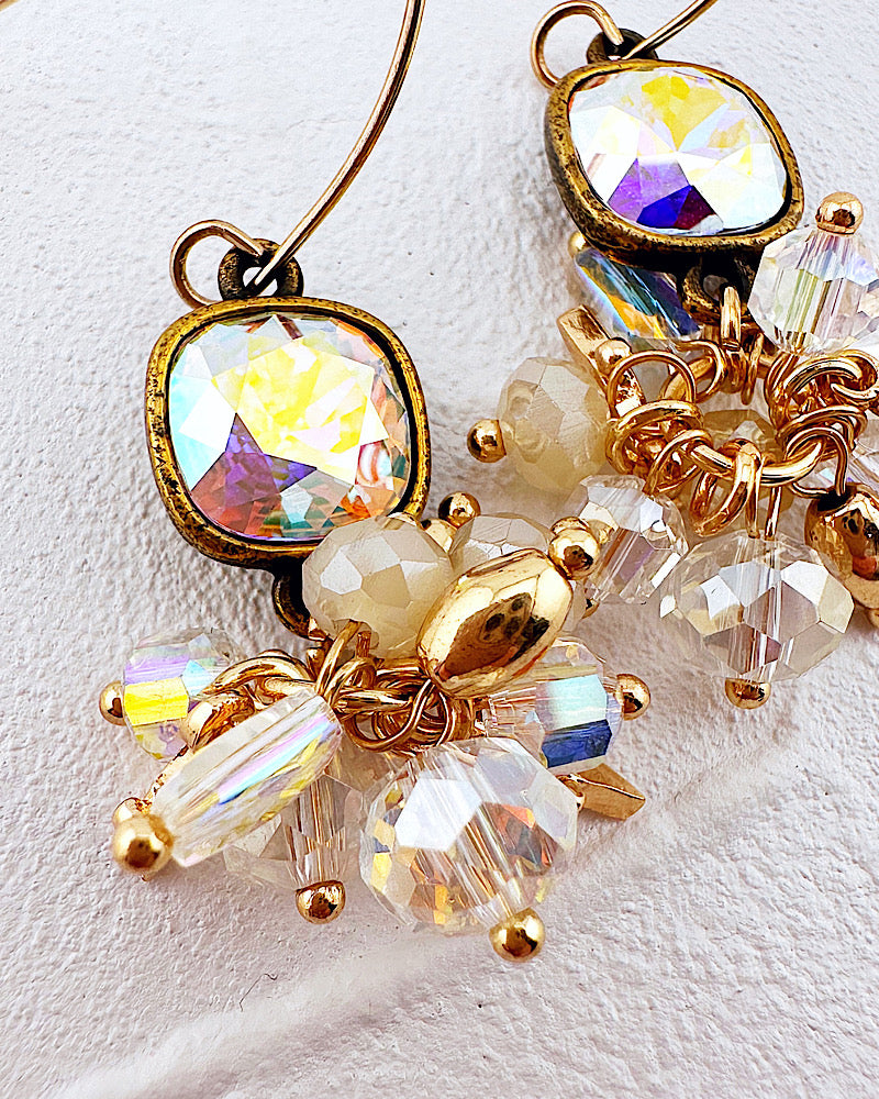 Gabrielle Iridescent Earrings