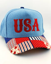 USA Denim Trucker Hat