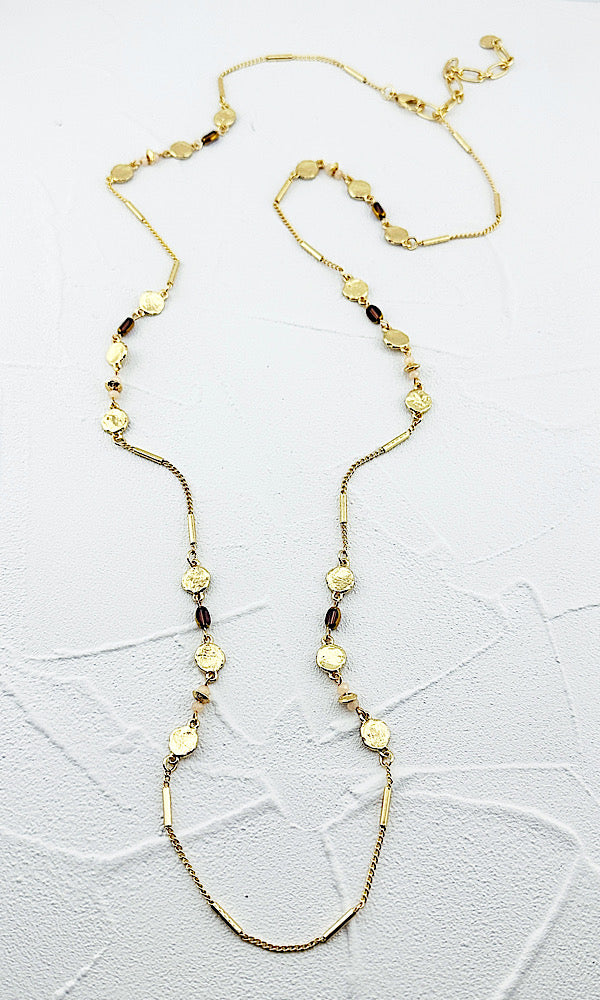 Courtney Coin Long Necklace