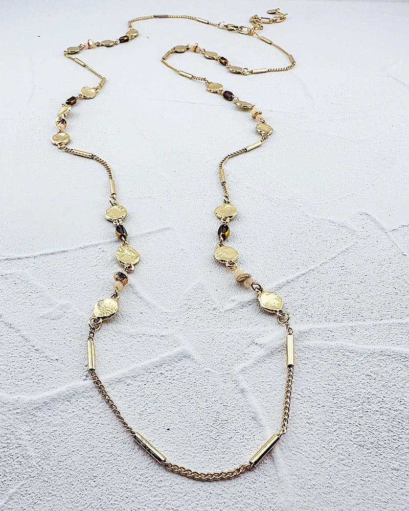 Courtney Coin Long Necklace
