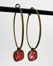 Kamille Coral Hoops