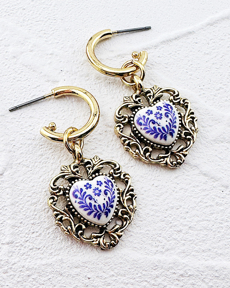 Vivienne Heart Earrings