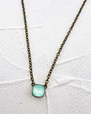 Kamille Mint Dainty Necklace