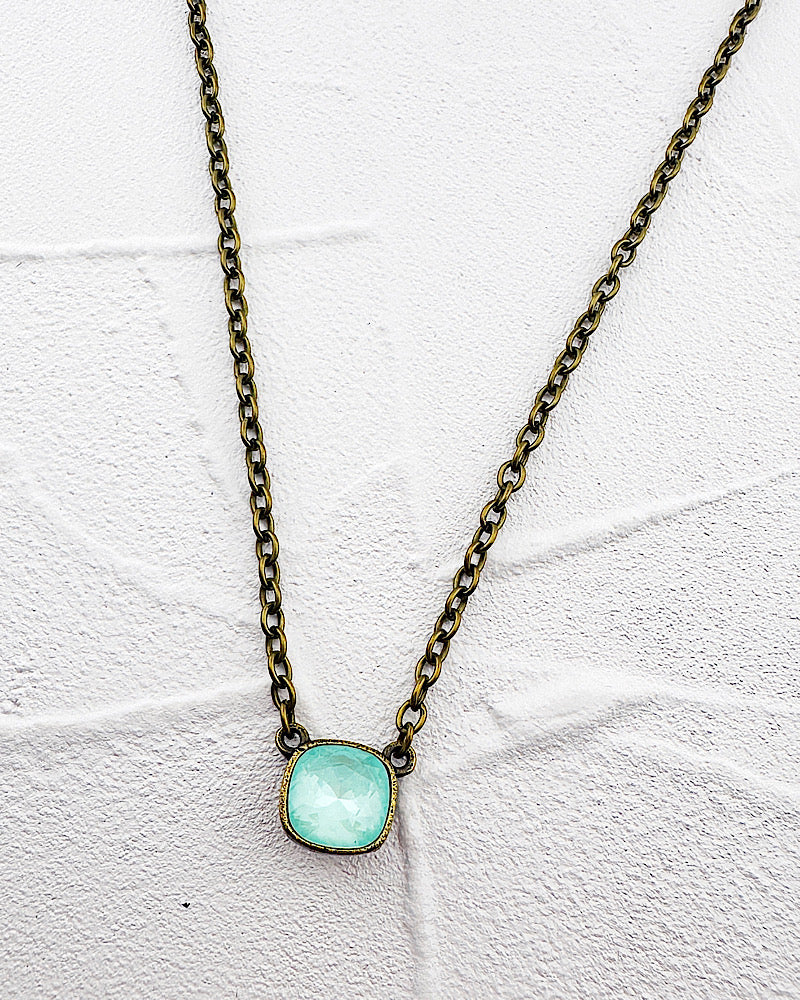 Kamille Mint Dainty Necklace