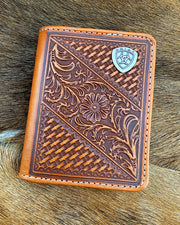 Ariat Basketweave Bi-Fold Flipcase Wallet