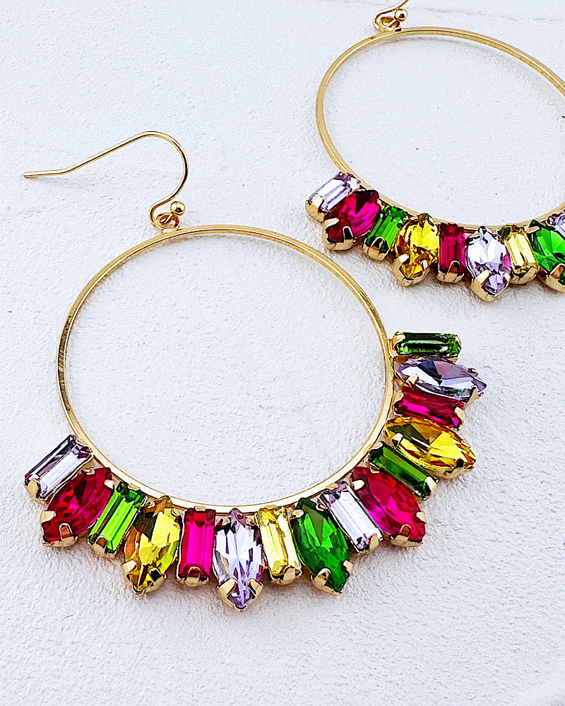Fancy That Bright Multi Earrings