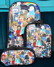 Taylor Swift Silhouette 3pc Backpack Set