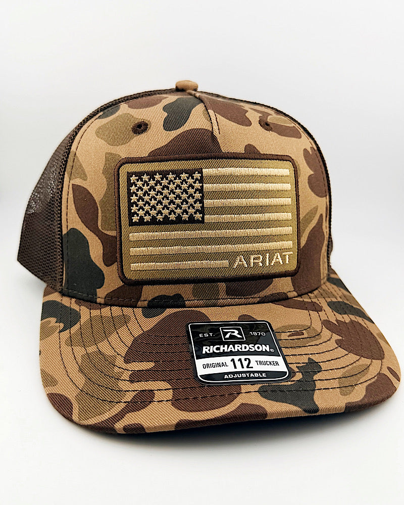 Ariat American Flag Camo Cap