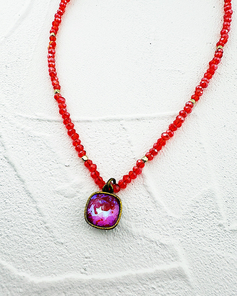 Kamille Ruby Red Delight Choker – Sisters Boutique & Gifts, Inc.