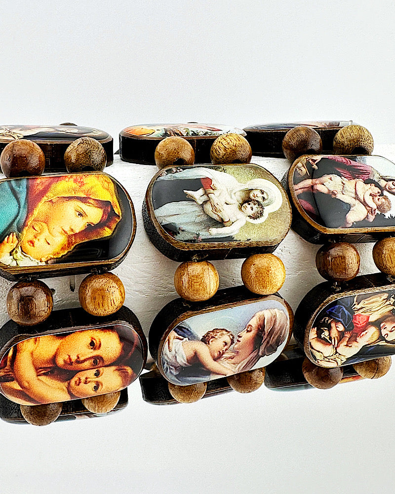 Madonna Wood Bracelet