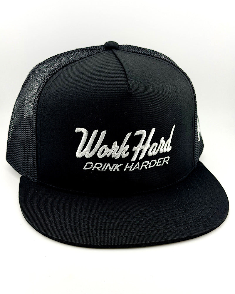 Work Hard, Drink Harder Trucker Hat