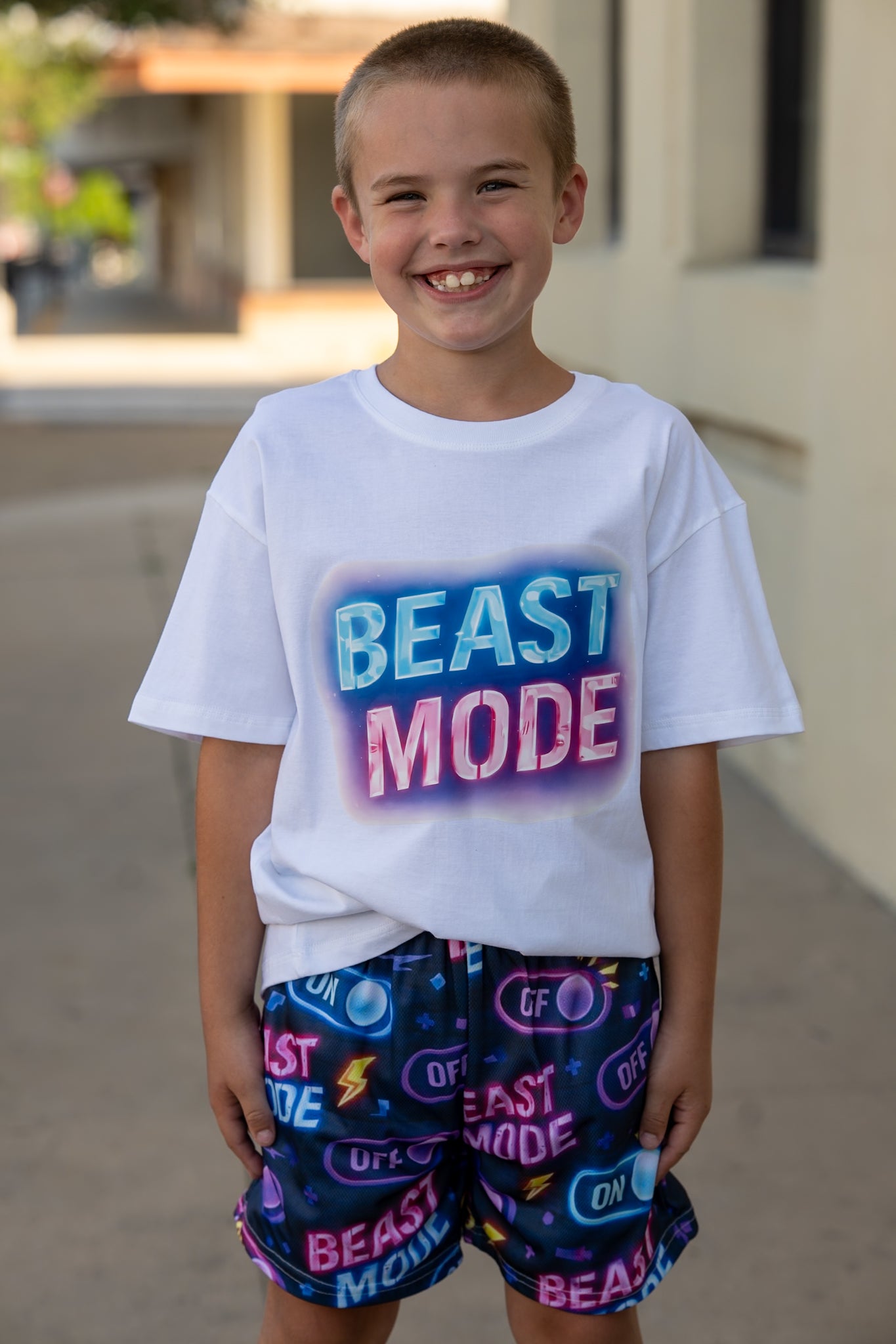 Beast Mode White Tee