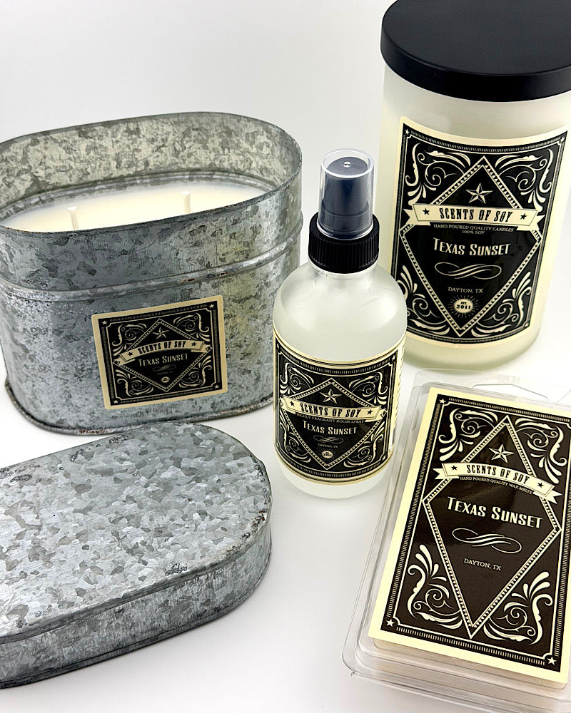 Texas Sunset Candle Collection