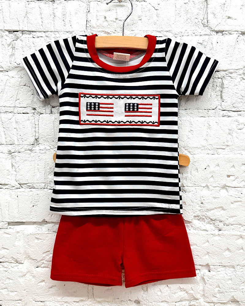 American Flag Short Set