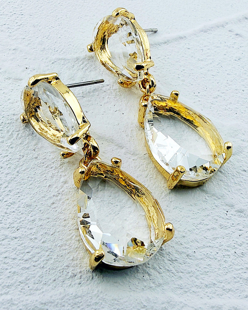 Veronica Clear Earrings