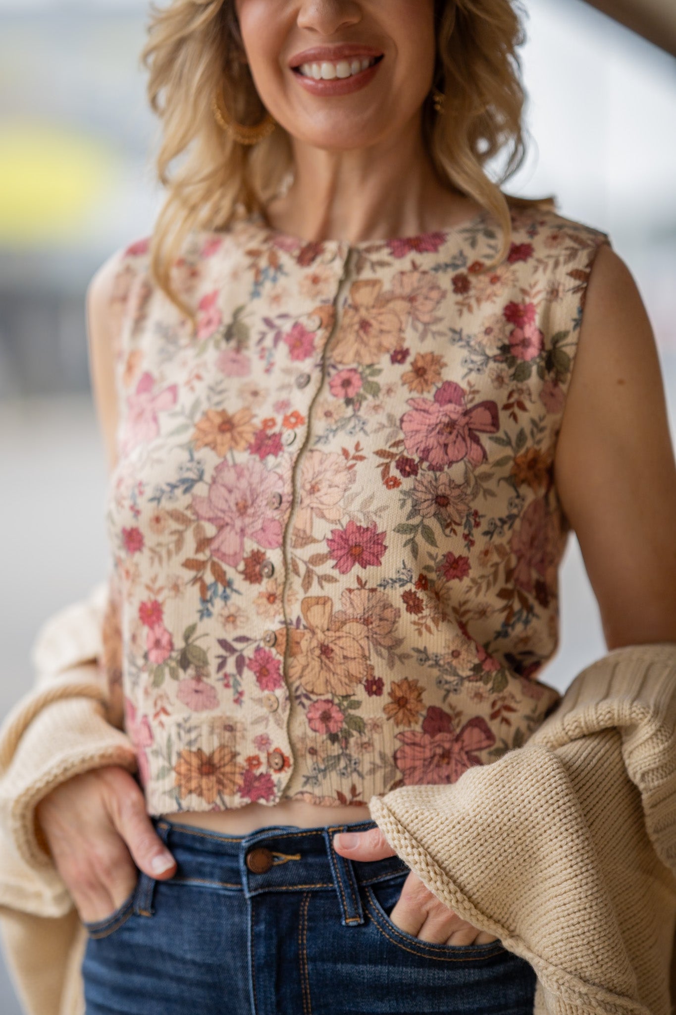 Harlow Floral Vest