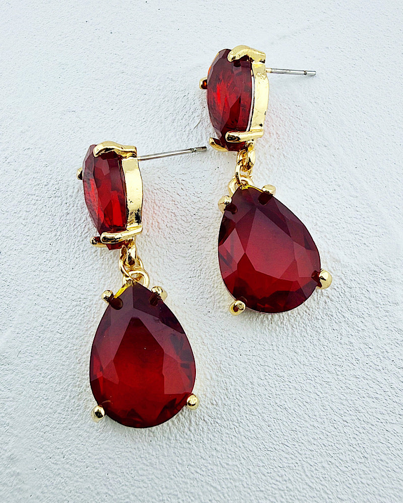 Veronica Ruby Earrings