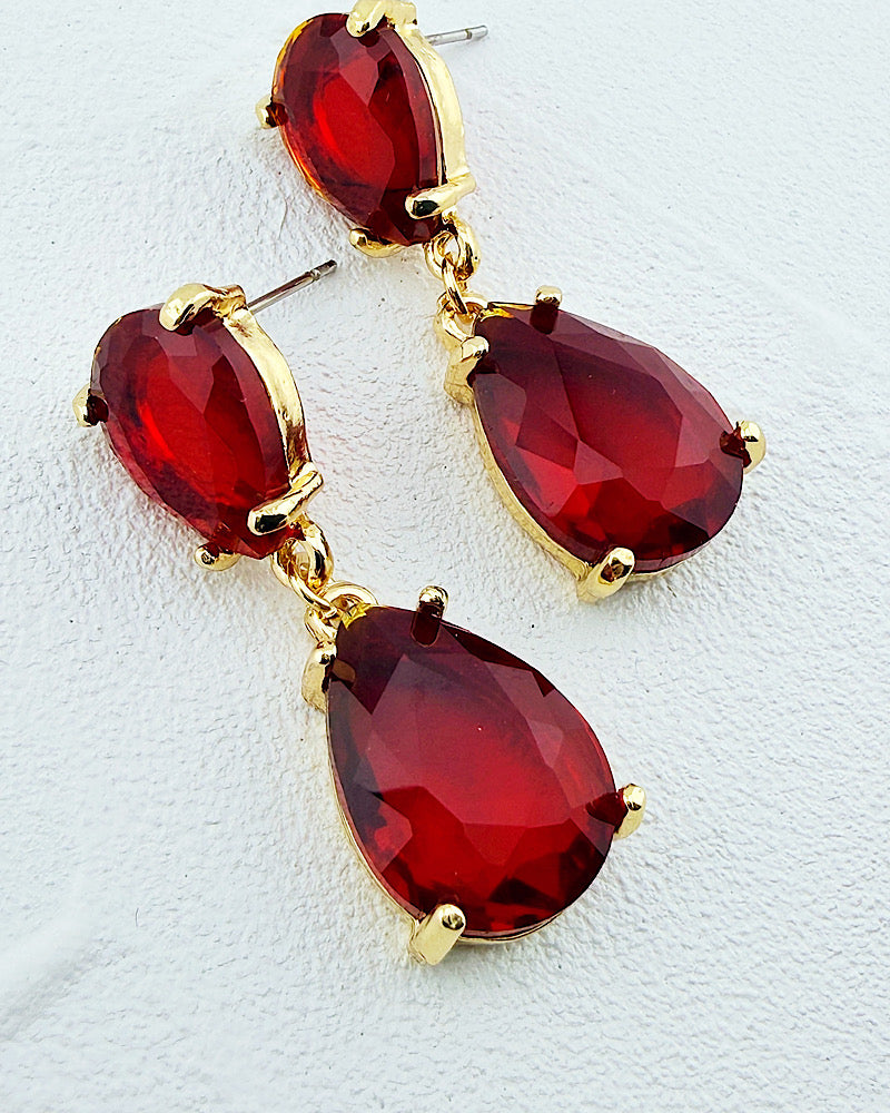 Veronica Ruby Earrings