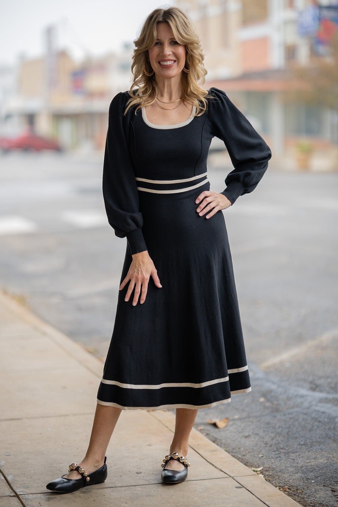 Deborah Midi Sweater Dress