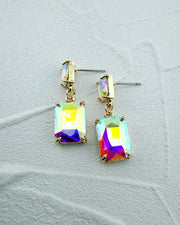 Mini Angela Iridescent Earrings