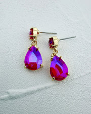Mini Veronica Magenta Earrings