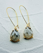 Isabel Black Diamond Teardrops