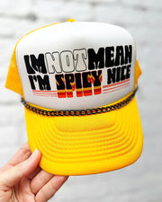 Spicy Nice Chained Trucker Hat