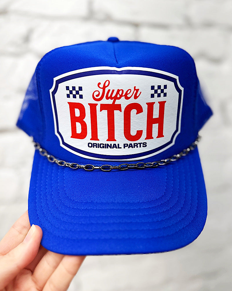 Super Bitch Chained Trucker Hat