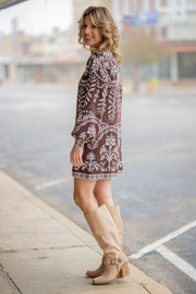 City Nights Mini Sweater Dress