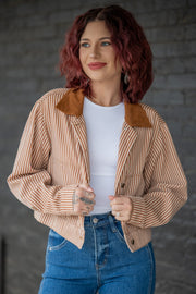 Kinsley Twill Stripe Jacket