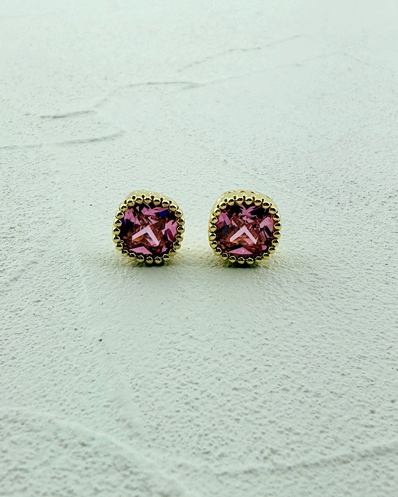 Old Money Pink Studs