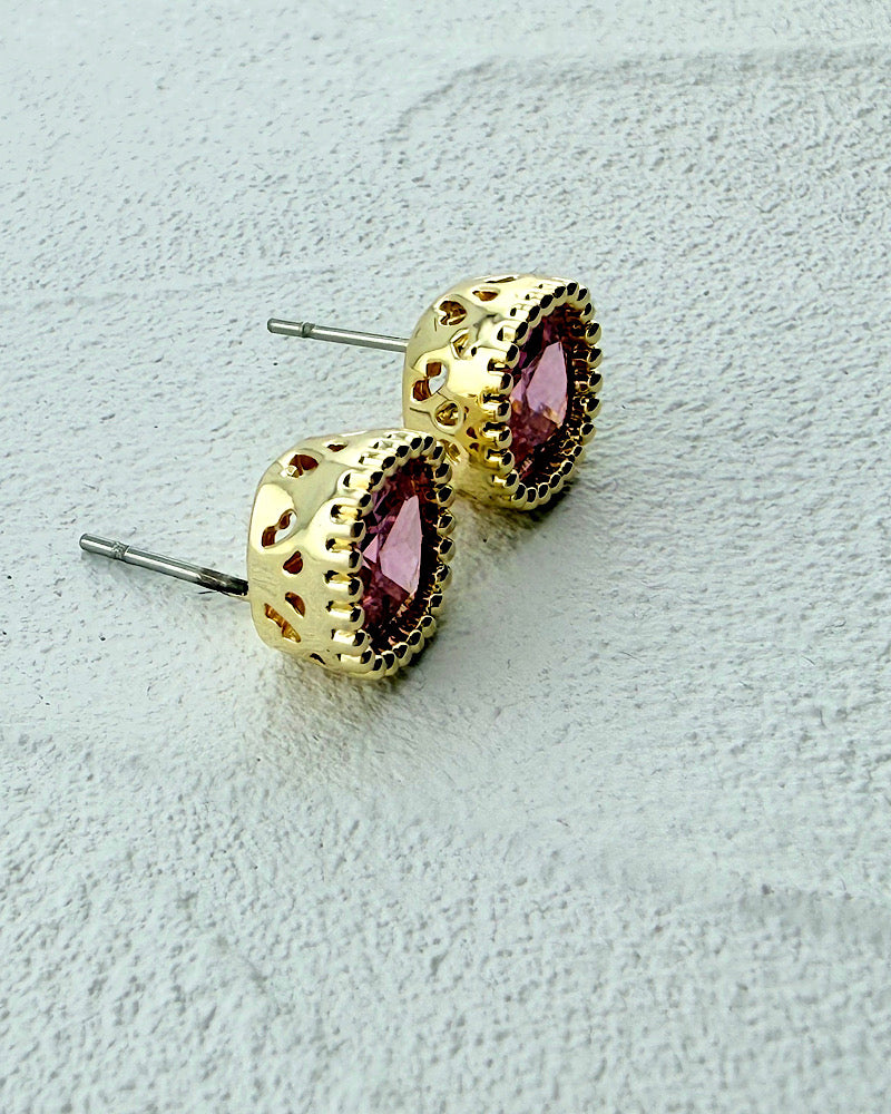 Old Money Pink Studs