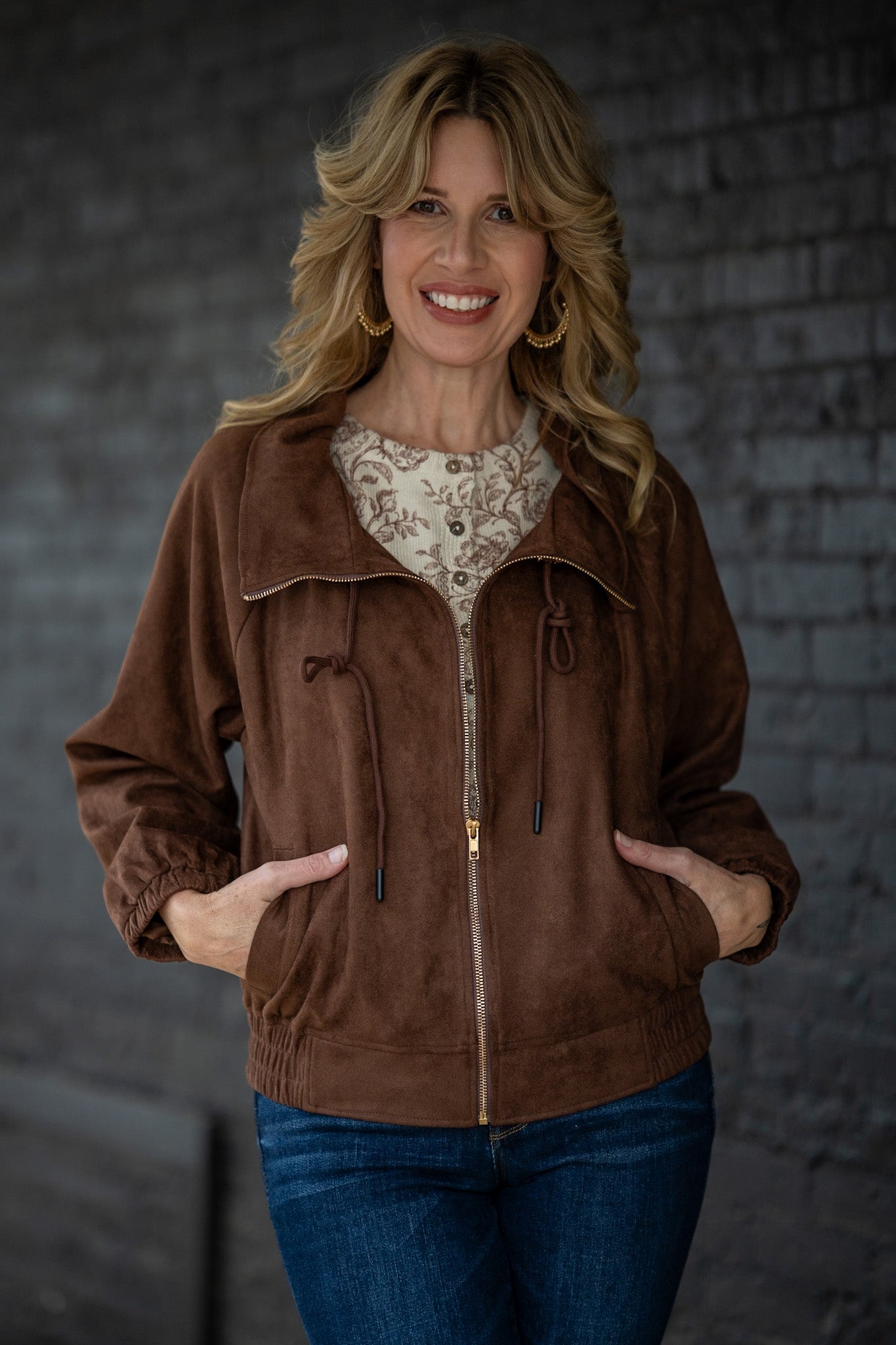 Samantha Suede Jacket