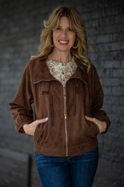 Samantha Suede Jacket