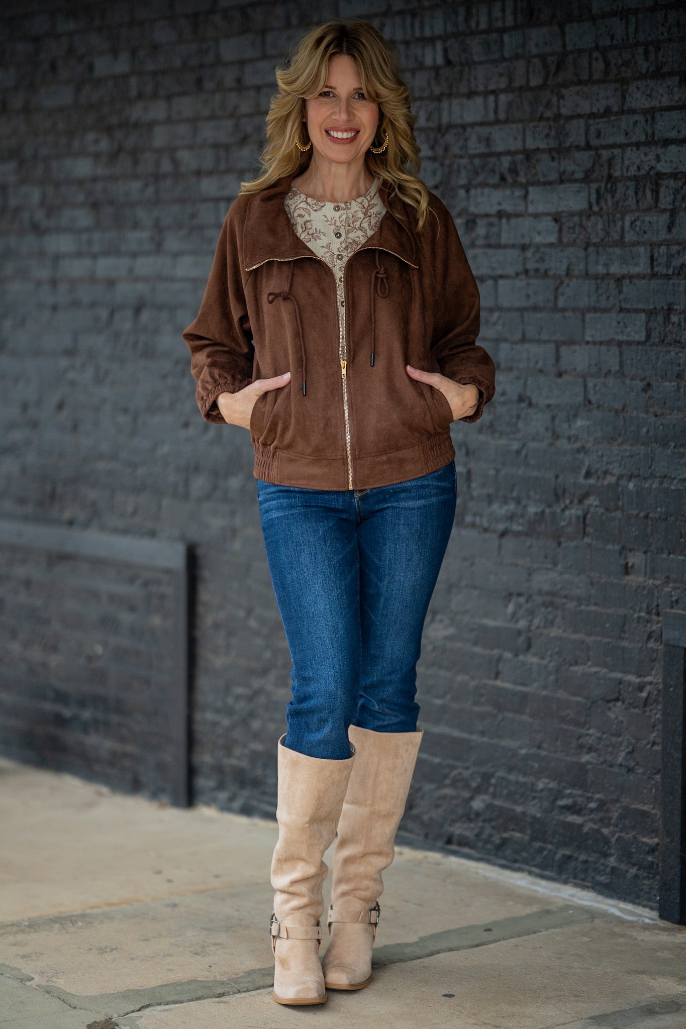 Samantha Suede Jacket