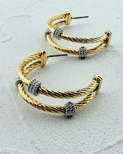 High Shine Hoops