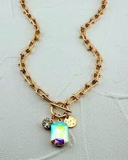 Gemstone Glow Iridescent Necklace
