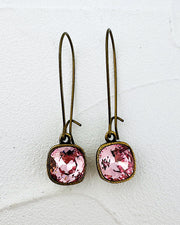 Kamille Pink Drop Earrings