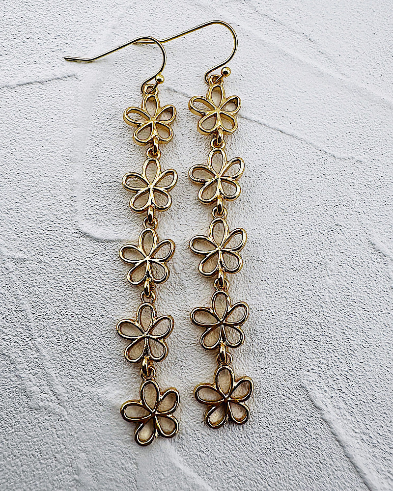 Lizzy Flower Dangles