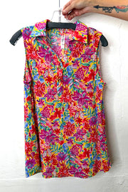 Cathy Floral Sleeveless Tank - Final Sale!