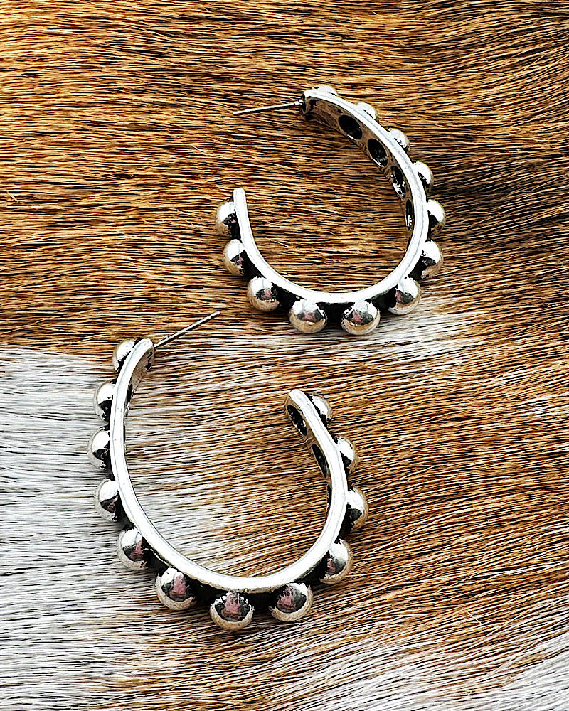 Stevie Teardrop Hoops